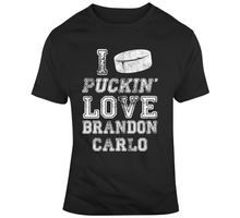 Load image into Gallery viewer, Brandon Carlo I Love Boston Hockey Fan T Shirt - 1011880464