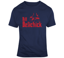 Load image into Gallery viewer, Bill Belichick The GodFather New England Coach Football Fan T Shirt - 1019731398