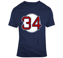 Load image into Gallery viewer, David Ortiz Big Papi 34ever Boston Baseball T Shirt - 1025446378