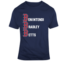 Load image into Gallery viewer, Killer Bs Benintendi Betts Bradley Boston Baseball Fan T Shirt - 1150362070