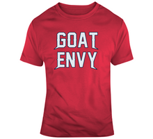 Load image into Gallery viewer, Goat Envy Tom Brady New England Football Fan T Shirt - 1212309171