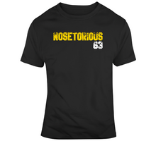 Load image into Gallery viewer, Brad Marchand 63 Nosetorious Boston Hockey Fan T Shirt - 133118027