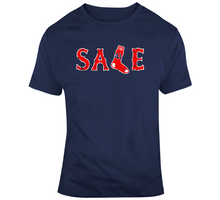 Load image into Gallery viewer, Chris Sale Ace Distressed Boston Baseball Fan T Shirt - 1422319145