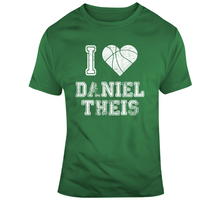 Load image into Gallery viewer, Daniel Theis I Heart Boston Basketball Fan T Shirt - 1578120674