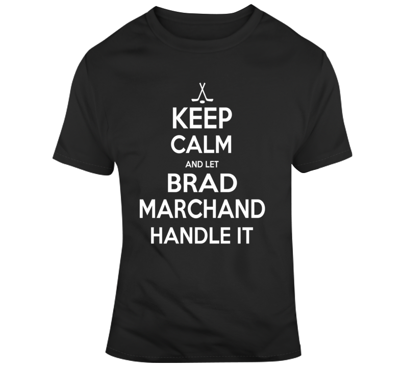 Brad Marchand Keep Calm Boston Hockey Fan T Shirt - 1678096228