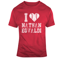 Load image into Gallery viewer, Nathan Eovaldi I Heart Boston Baseball Fan T Shirt - 1823442787