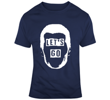 Load image into Gallery viewer, Lets Go Tom Brady Face Silhouette New England Football T Shirt - 2063367943
