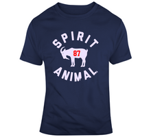 Load image into Gallery viewer, Rob Gronkowski Spirit Animal Goat New England Football Fan T Shirt - 2406441860