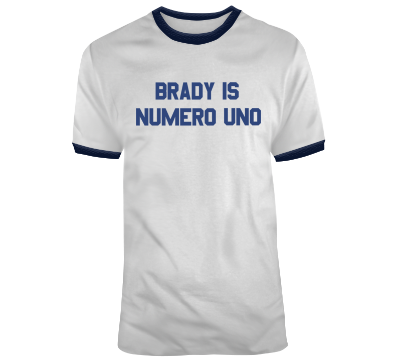 Brady Is Numero Uno Arnold Pumping Iron Football T Shirt - 2442566450