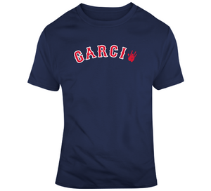 Boston Faithful Garcia Baseball Fan Navy V2 T Shirt - 2960465098