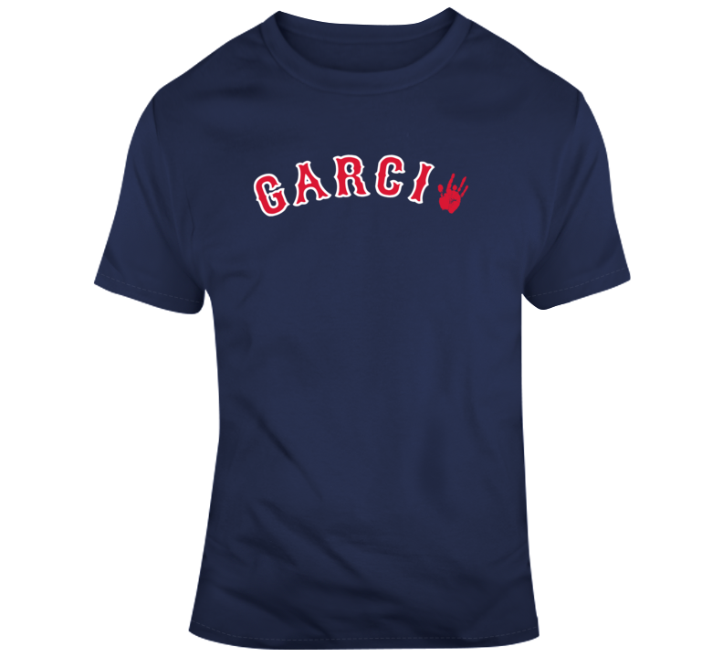 Boston Faithful Garcia Baseball Fan Navy V2 T Shirt - 2960465098