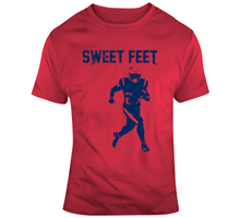 Load image into Gallery viewer, James White Sweet Feet New England Football Fan T Shirt - 3002566246