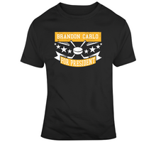 Load image into Gallery viewer, Brandon Carlo For President Boston Hockey Fan T Shirt - 3219981014