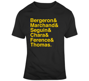 Boston Hockey Fan 2011 Champions Names T Shirt - 3349304016