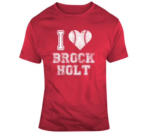 Brock Holt I Heart Boston Baseball Fan T Shirt - 3371238674