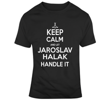 Load image into Gallery viewer, Jaroslav Halak Keep Calm Boston Hockey Fan T Shirt - 3393636926