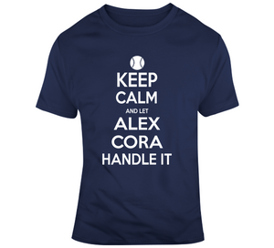 Alex Cora Keep Calm Boston Baseball Fan T Shirt - 342646184