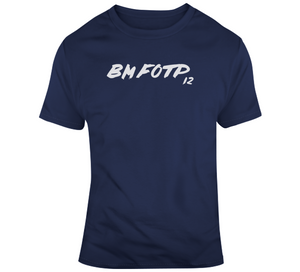 Bmfotp Tom Baddest 12 Tom Brady New England Fan T Shirt - 3428016842