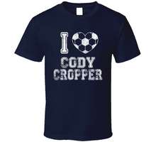 Load image into Gallery viewer, Cody Cropper I Heart New England Soccer T Shirt - 3600562463