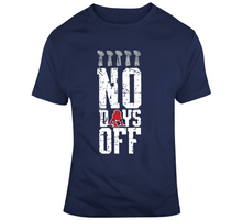 Load image into Gallery viewer, Bill Belichick No Days Off Champion Distressed New England Football Fan T Shirt - 3715202203