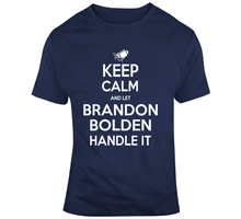 Load image into Gallery viewer, Brandon Bolden Keep Calm New England Football Fan T Shirt - 3740989611