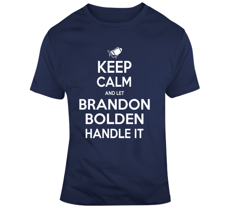 Brandon Bolden Keep Calm New England Football Fan T Shirt - 3740989611