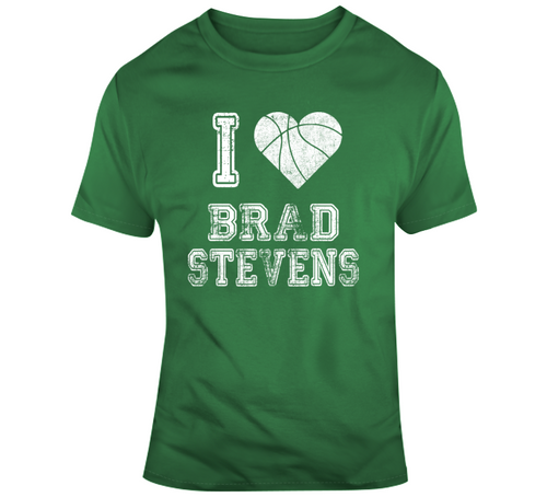 Brad Stevens I Heart Boston Basketball Fan T Shirt - 3822108391