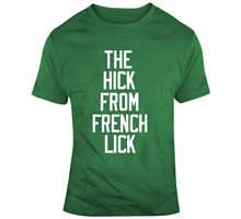 Load image into Gallery viewer, Larry Bird The Hick From French Lick Larry Legend Basketball Fan T Shirt - 3829309308
