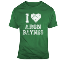 Load image into Gallery viewer, Aron Baynes I Heart Boston Basketball Fan T Shirt - 3891413607