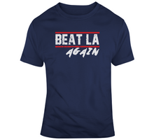 Load image into Gallery viewer, Beat LA Again New England Football Fan Distressed T Shirt - 3897567964