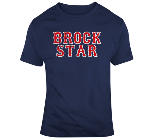 Brock Holt Brockstar Boston Baseball Fan T Shirt - 3921951514