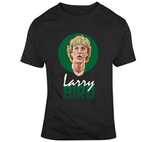 Load image into Gallery viewer, Retro 80s Style Larry Bird Boston Basketball Fan T Shirt - 3957321030