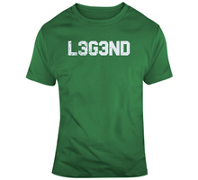 Load image into Gallery viewer, Larry Legend Bird Distressed 33 Boston Basketball Fan T Shirt - 4209339482