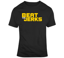 Load image into Gallery viewer, Beat the Jerks Boston Hockey Fan T Shirt - 4235053300