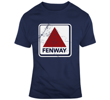 Load image into Gallery viewer, Fenway Sign Distressed Boston Baseball Fan T Shirt - 426744310