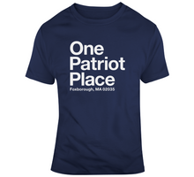 Load image into Gallery viewer, One Patriot Place New England Football Fan T Shirt - 4325331303