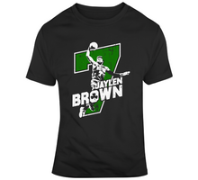 Load image into Gallery viewer, Jaylen Brown 7 Boston Basketball Fan T Shirt - 4654278694