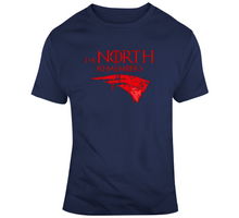 Load image into Gallery viewer, Matt Patricia The North Remembers New England Football Distressed T Shirt - 4731104370