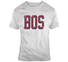 Load image into Gallery viewer, Boston Vintage BOS Baseball Fan  T Shirt - 4779722100