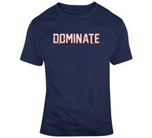 Load image into Gallery viewer, Dominate Distressed New England Football Fan T Shirt - 4797094128