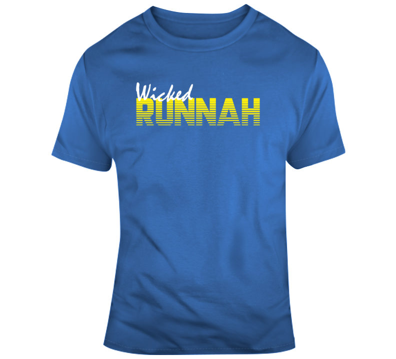 Boston Marathon inspired 26.2 miles City Wicked Runnah V4 T Shirt - 5047695240