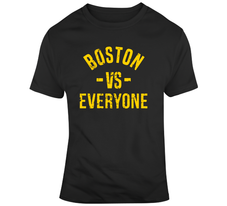 Boston Vs Everyone Hockey Fan Distressed T Shirt - 5168487899