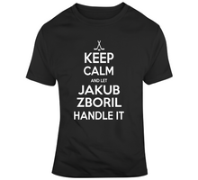 Load image into Gallery viewer, Jakub Zboril Keep Calm Boston Hockey Fan T Shirt - 5195915028