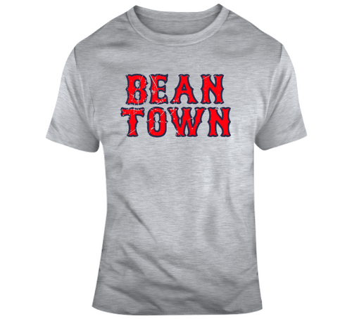 Beantown Boston Baseball Fan Distressed T Shirt - 5314177842