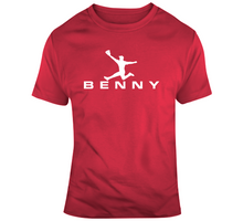 Load image into Gallery viewer, Air Benny Andrew Benintendi Silhouette Boston Baseball Fan Red T Shirt - 539789164