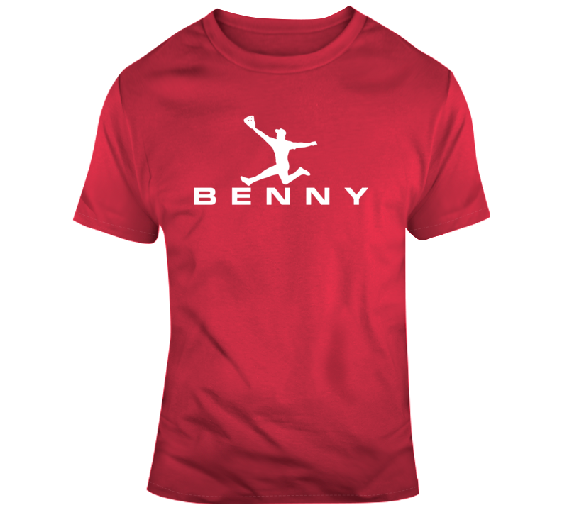 Air Benny Andrew Benintendi Silhouette Boston Baseball Fan Red T Shirt - 539789164