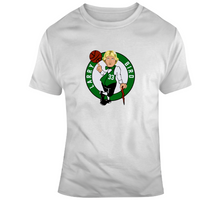 Load image into Gallery viewer, Larry Bird Boston The Logo Boston Basketball Fan T Shirt - 5485714947