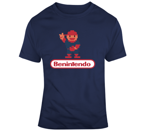 Andrew Benintendi Benintendo RBI Baseball Parody Boston Baseball T Shirt - 554354886