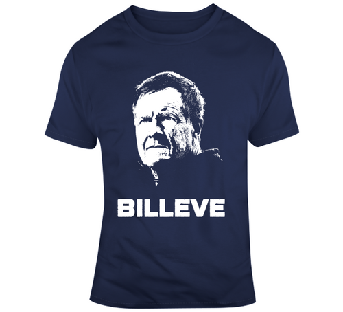 Bill Belichick Goat Coach Believe Billeve Football Fan T Shirt - 5605635299