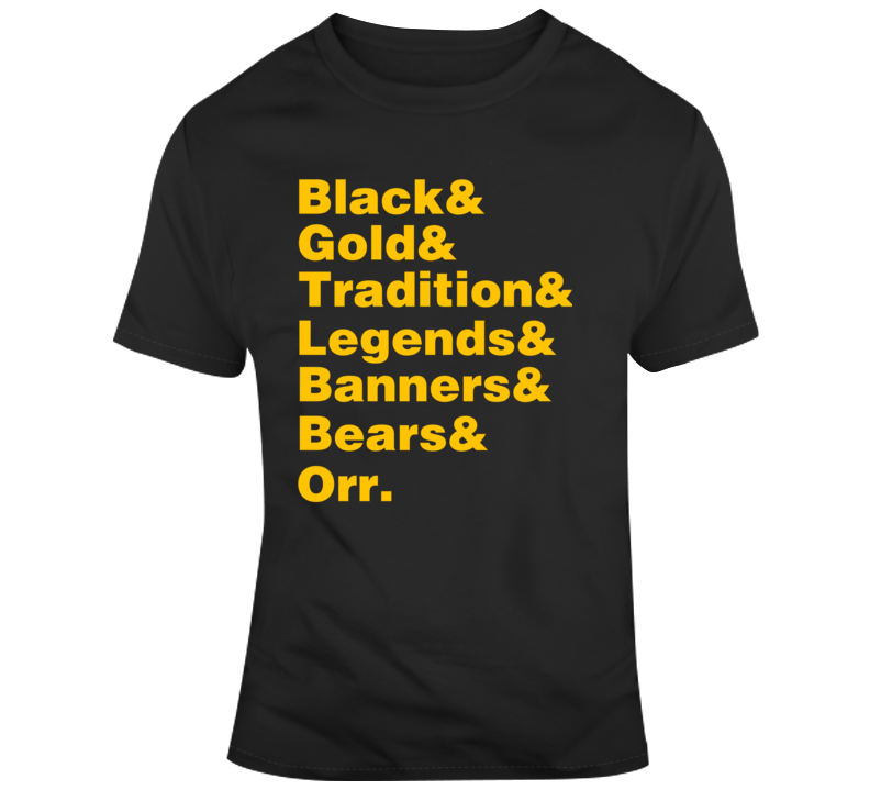 Boston Hockey Fan Tradition Names T Shirt - 5669703297